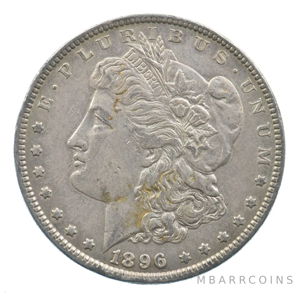 Early - 1896 Morgan Silver Dollar - 90% US Coin *016
