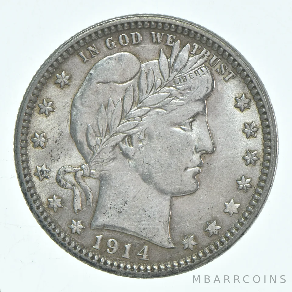 1914 Barber Quarter *9296