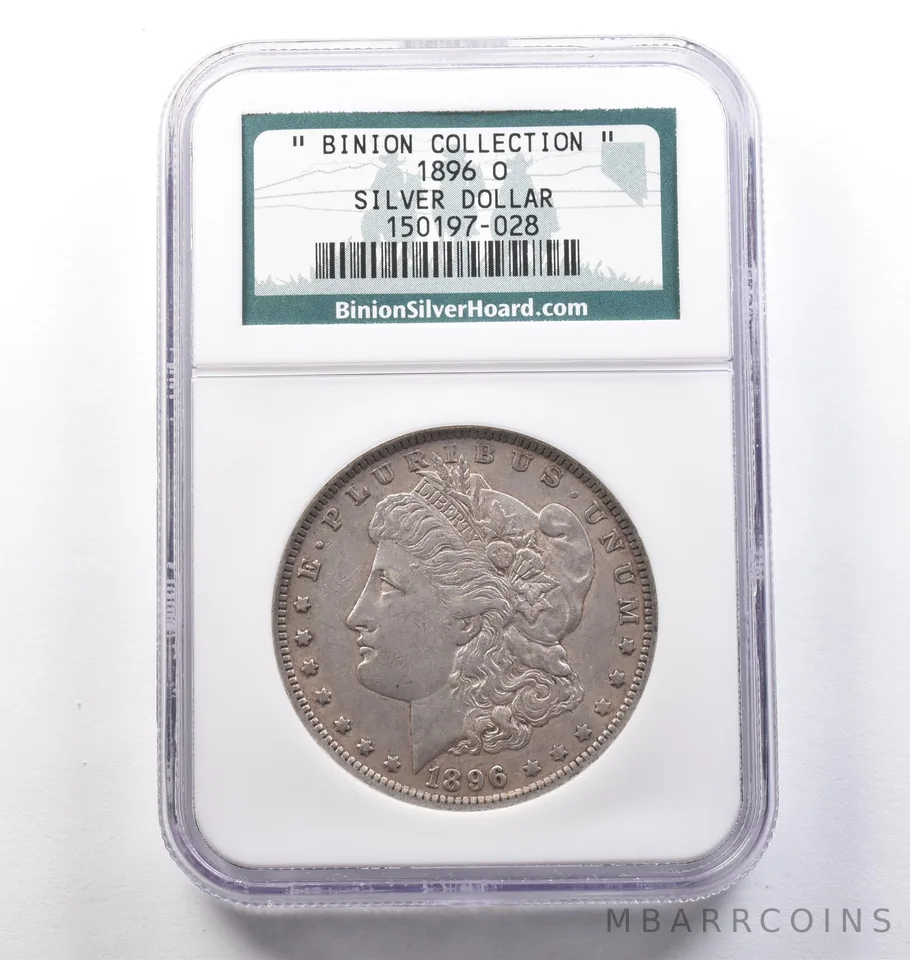 1896-O Morgan Silver Dollar Binion Collection NGC *3832