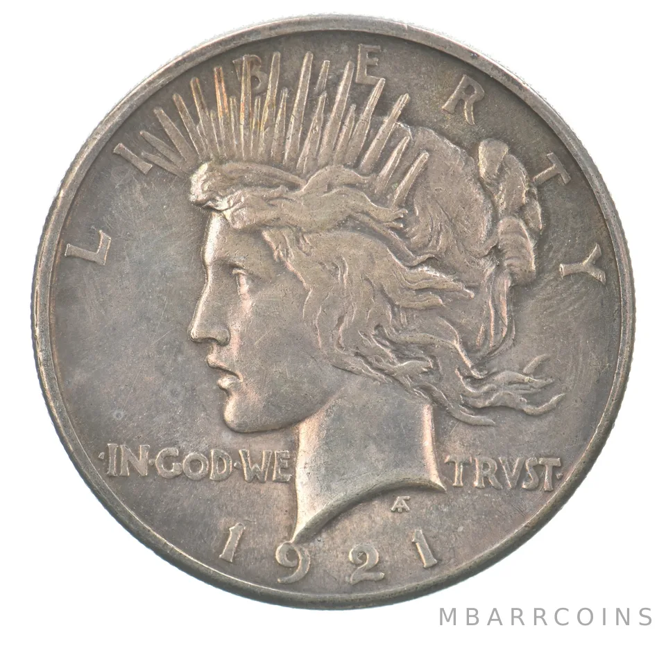 1921 Peace Silver Dollar Beautiful Tone *7611