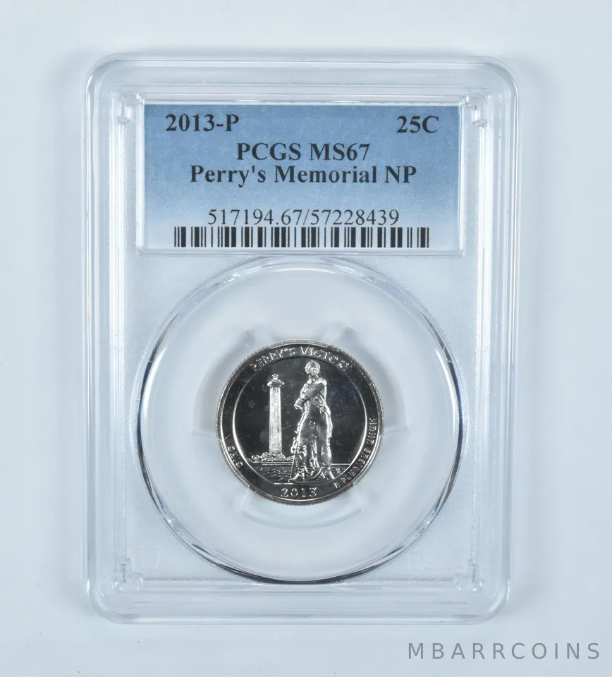 2013-P Washington Quarter ATB Perry's Memorial MS67 PCGS
