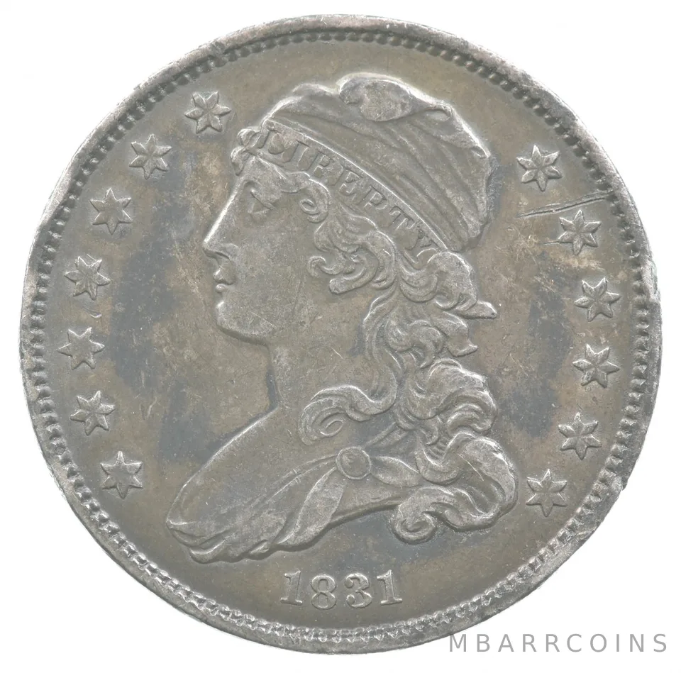 1831 Capped Bust Quarter a9528