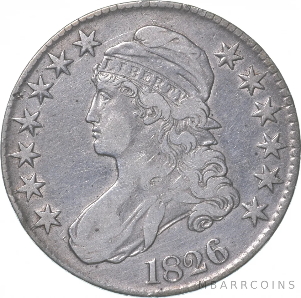 1826 Capped Bust Half Dollar a8319