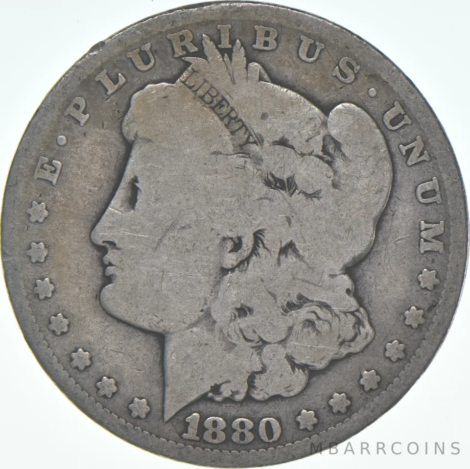 G/VG 1880-CC 2nd Reverse Carson City Morgan Silver Dollar (1 coin)