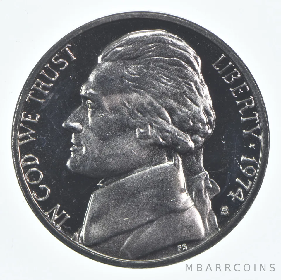 1974-S Jefferson Nickel Proof