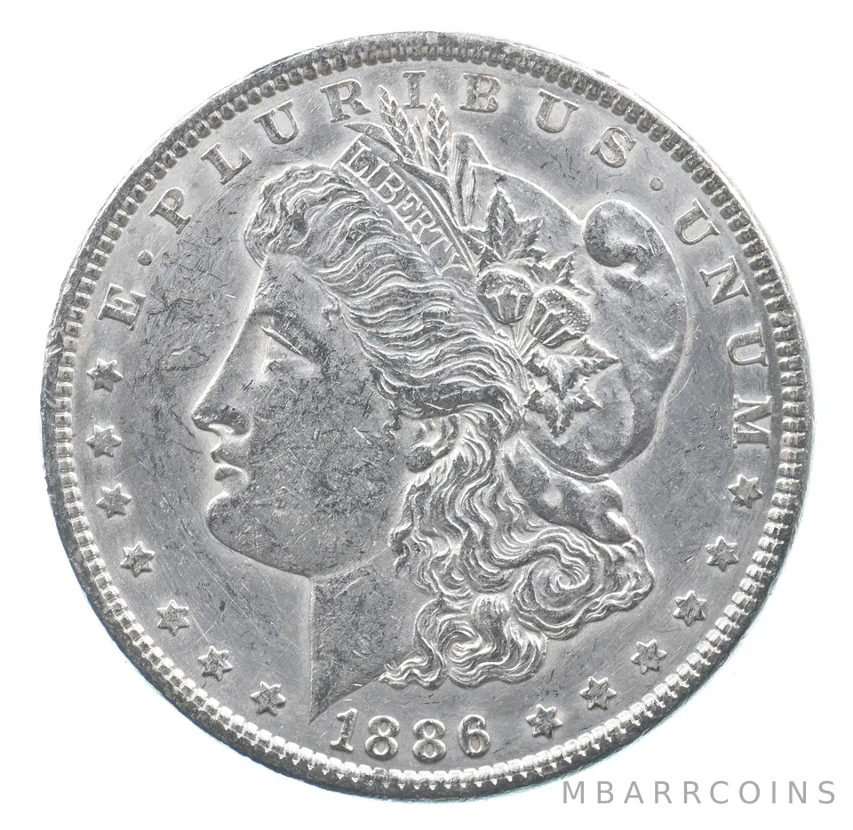 Better 1886 Morgan Silver Dollar - 90% US Coin - Nice Coin *548