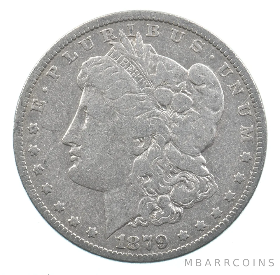 Early - 1879 Morgan Silver Dollar - 90% US Coin *567