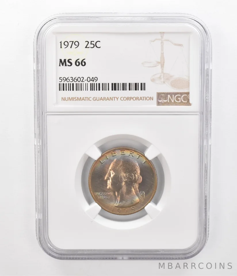 1979 Washington Quarter MS66 NGC Beautiful Tone *2334