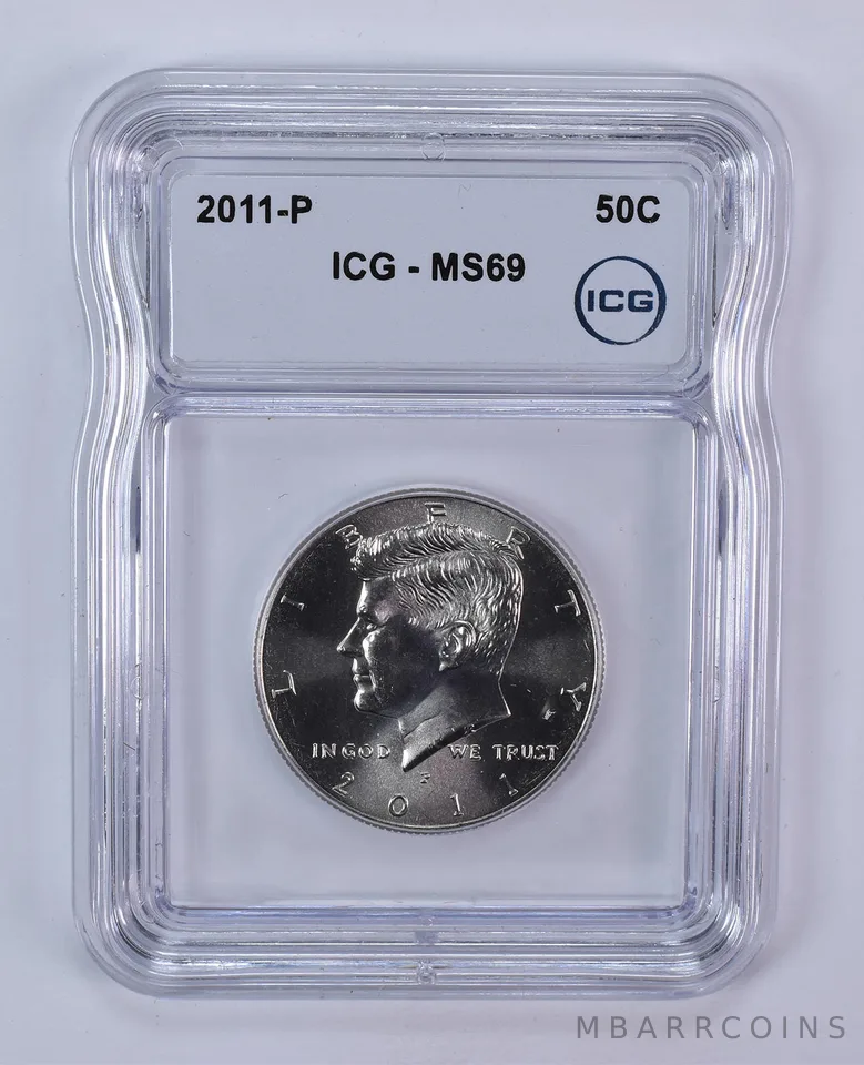 2011-P Kennedy Half Dollar MS69 ICG