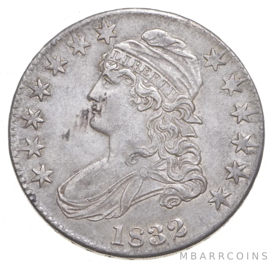 1832 Capped Bust Half Dollar a9572