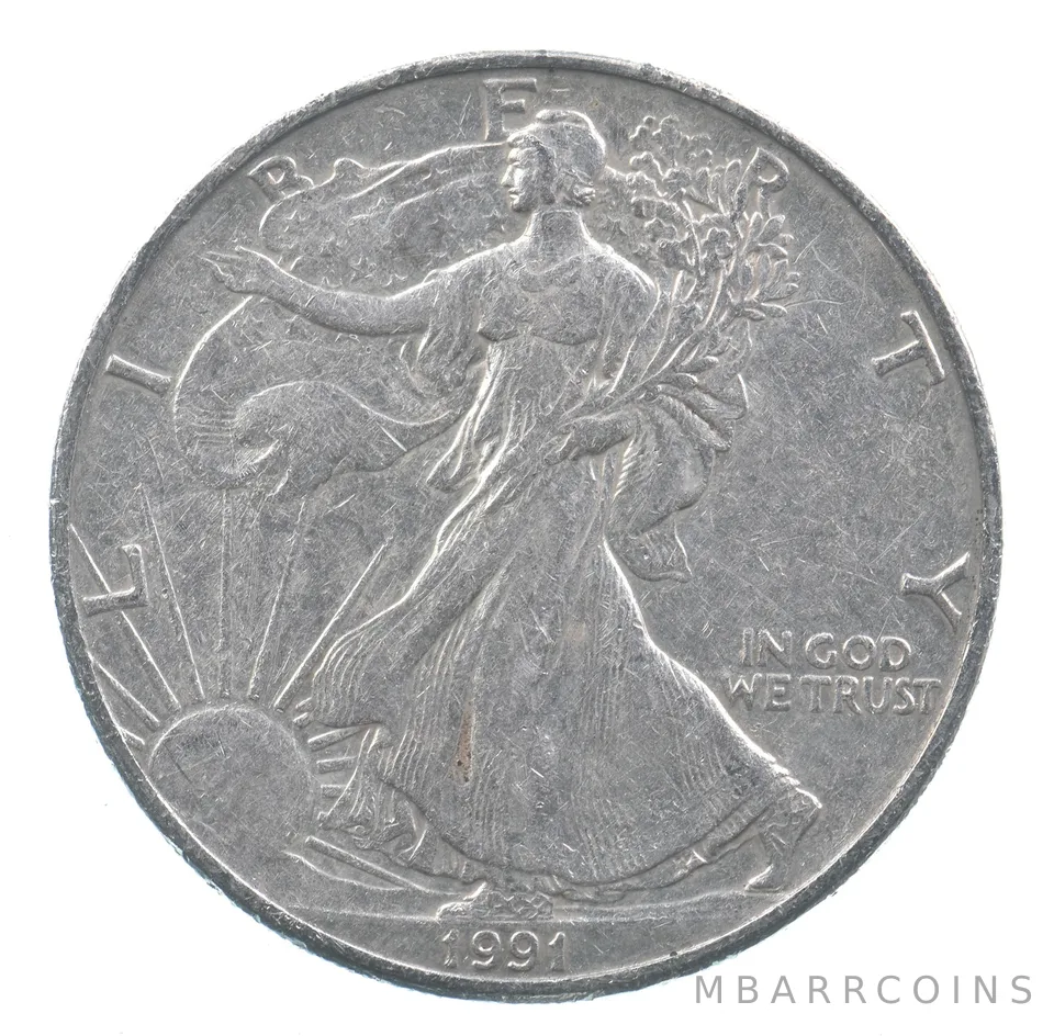 Better Date 1991 American Silver Eagle 1 Troy Oz .999 Fine Silver *729