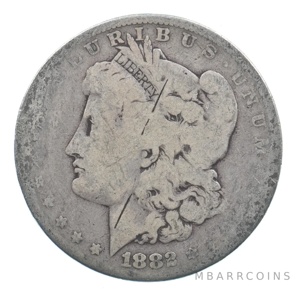 Early - 1882 Morgan Silver Dollar - 90% US Coin *694