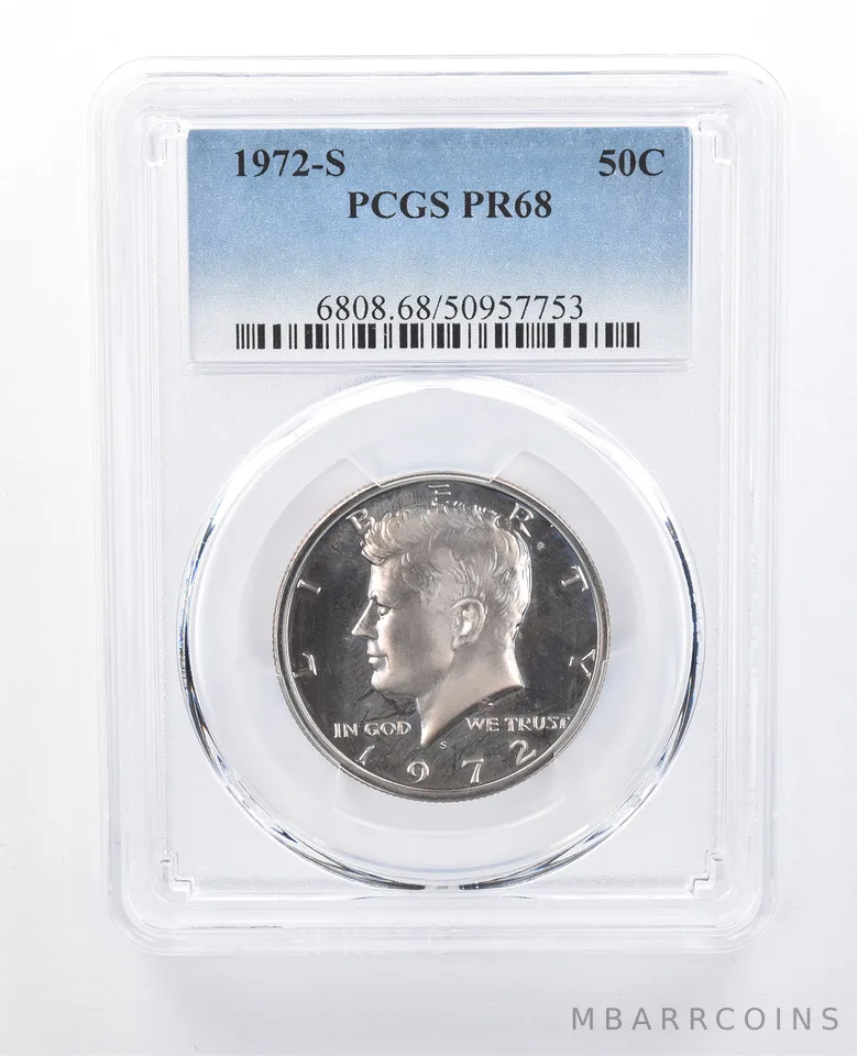 1972-S Kennedy Half Dollar PR68 PCGS *8109