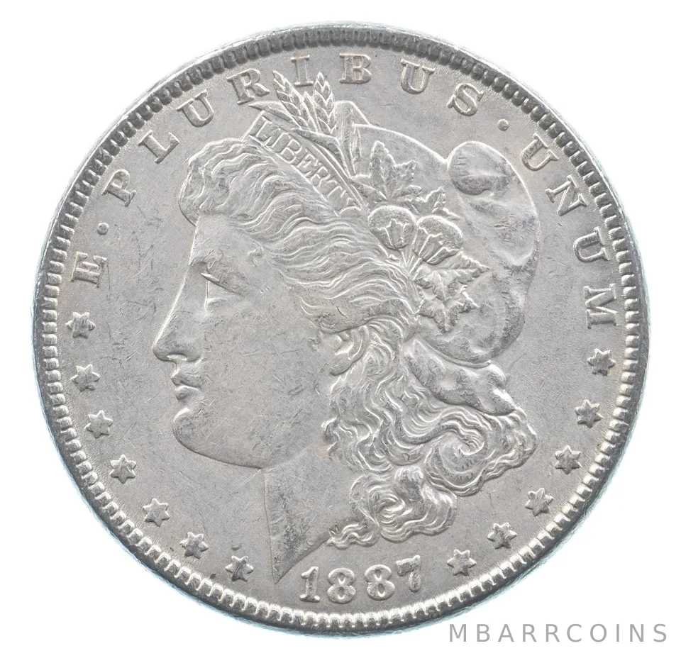 Better 1887 Morgan Silver Dollar - 90% US Coin - Nice Coin *563