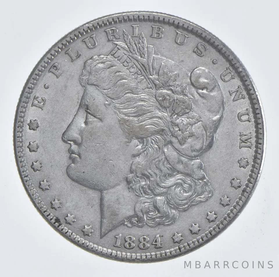 1884 Morgan Silver Dollar Estate Coin Collection *230