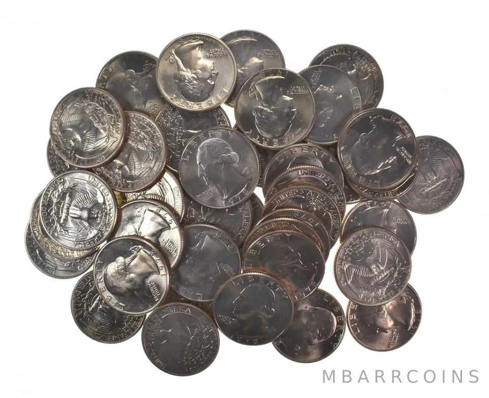 Lot (40) 1978-D Washington Quarter Clad Unc Roll