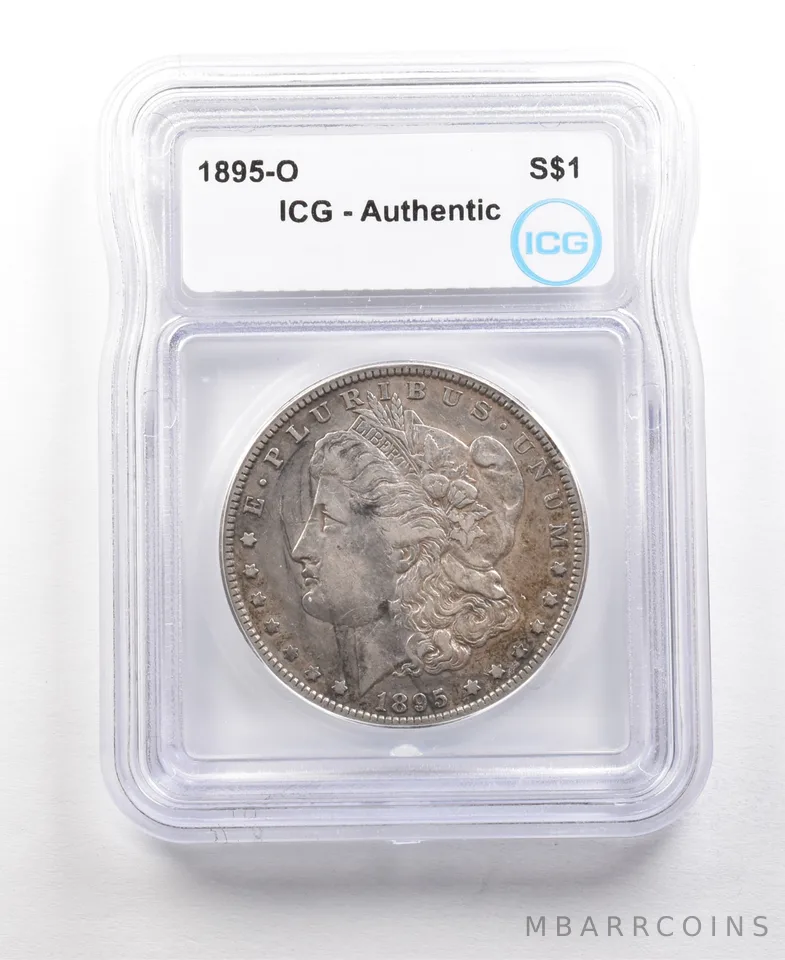 1895-O Morgan Silver Dollar Authentic ICG *6314