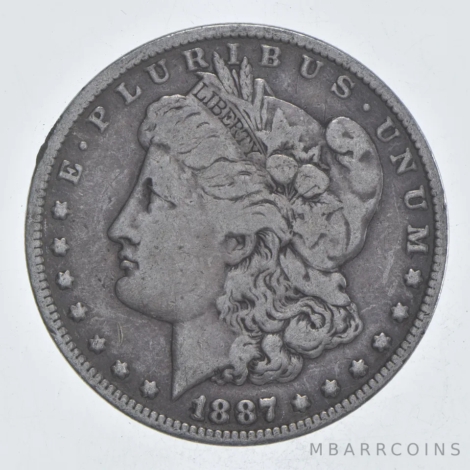 Early - 1887-O Morgan Silver Dollar - 90% US Coin *003