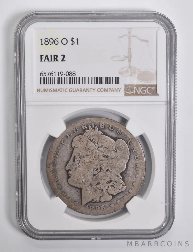 FAIR 2 1896-O Morgan Silver Dollar NGC Lowball Low Ball a4530