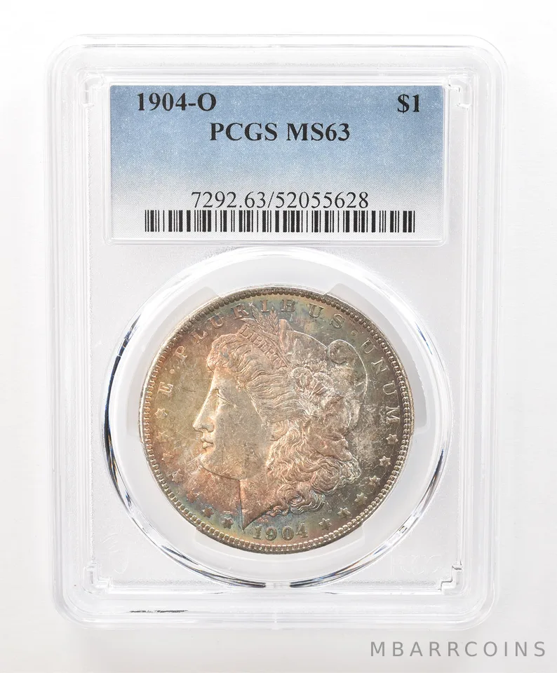 1904-O Morgan Silver Dollar MS63 PCGS Beautiful Tone a6642