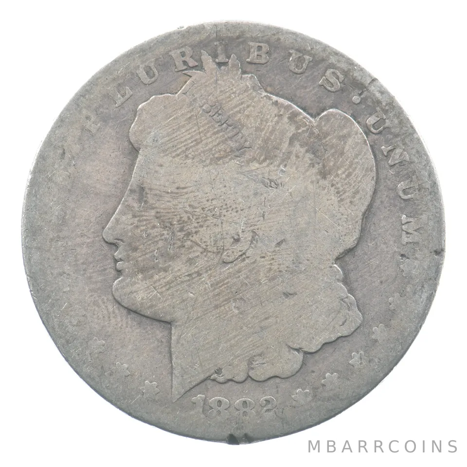 1882-CC Morgan Silver Dollar *0838