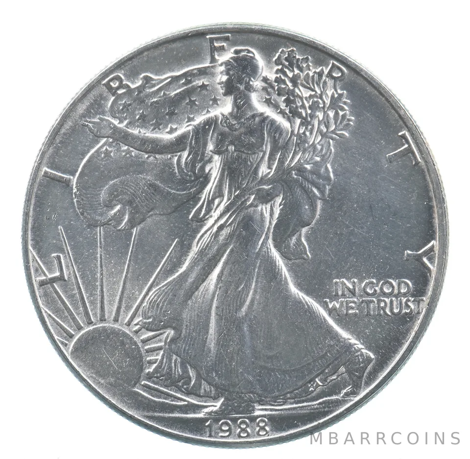 Better Date 1988 American Silver Eagle 1 Troy Oz .999 Fine Silver *813