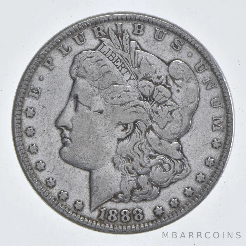 Early - 1888 Morgan Silver Dollar - 90% US Coin *902