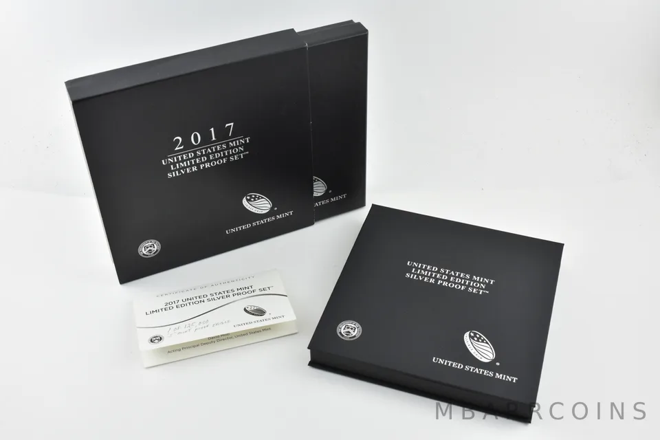 OGP 2017 Limited Edition Silver Proof Set BOX & COA - NO COINS