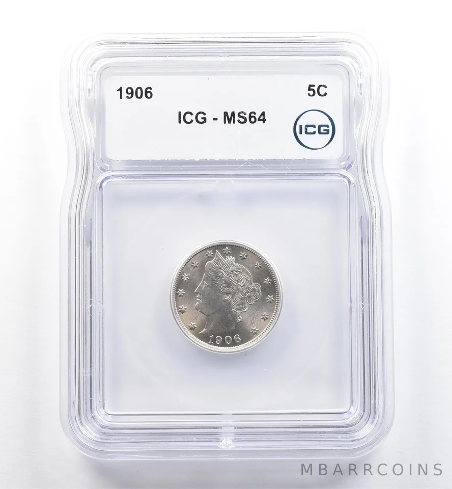 1906 Liberty V Nickel MS64 ICG *6445
