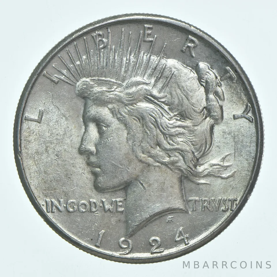 1924-S Peace Silver Dollar a9319