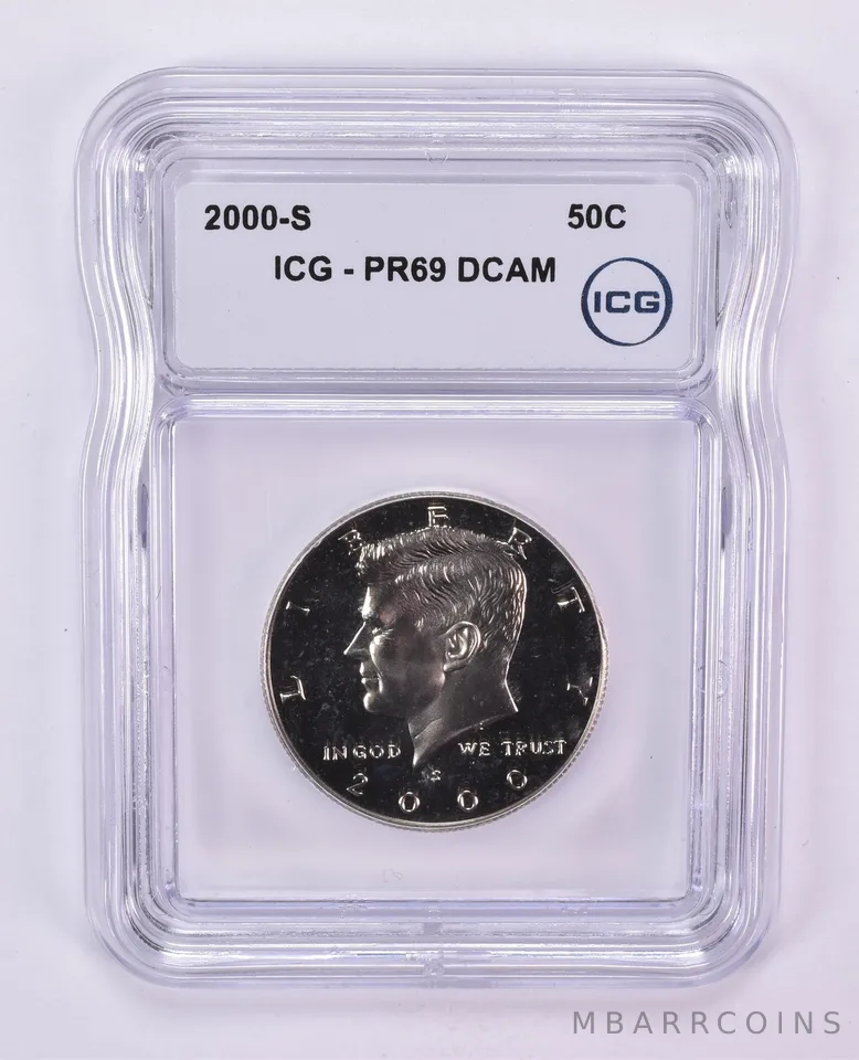 2000-S Kennedy Half Dollar PR69 DCAM ICG