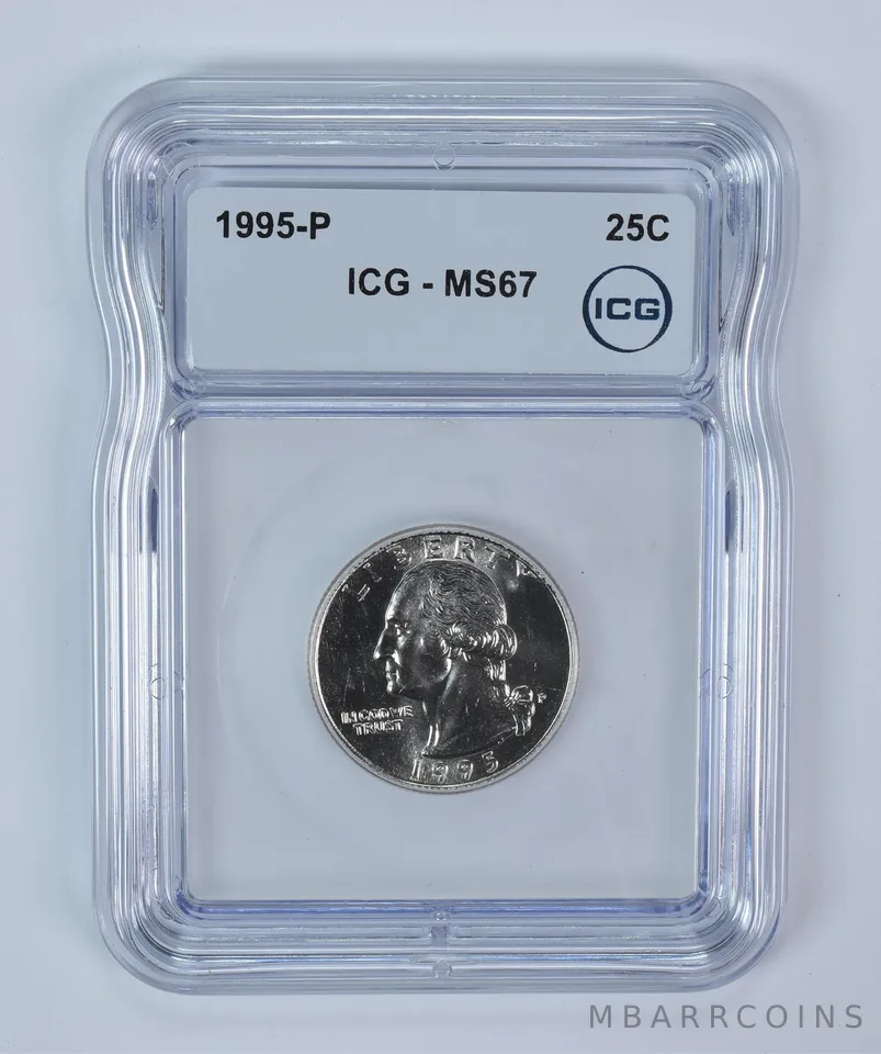 1995-P Washington Quarter MS67 ICG