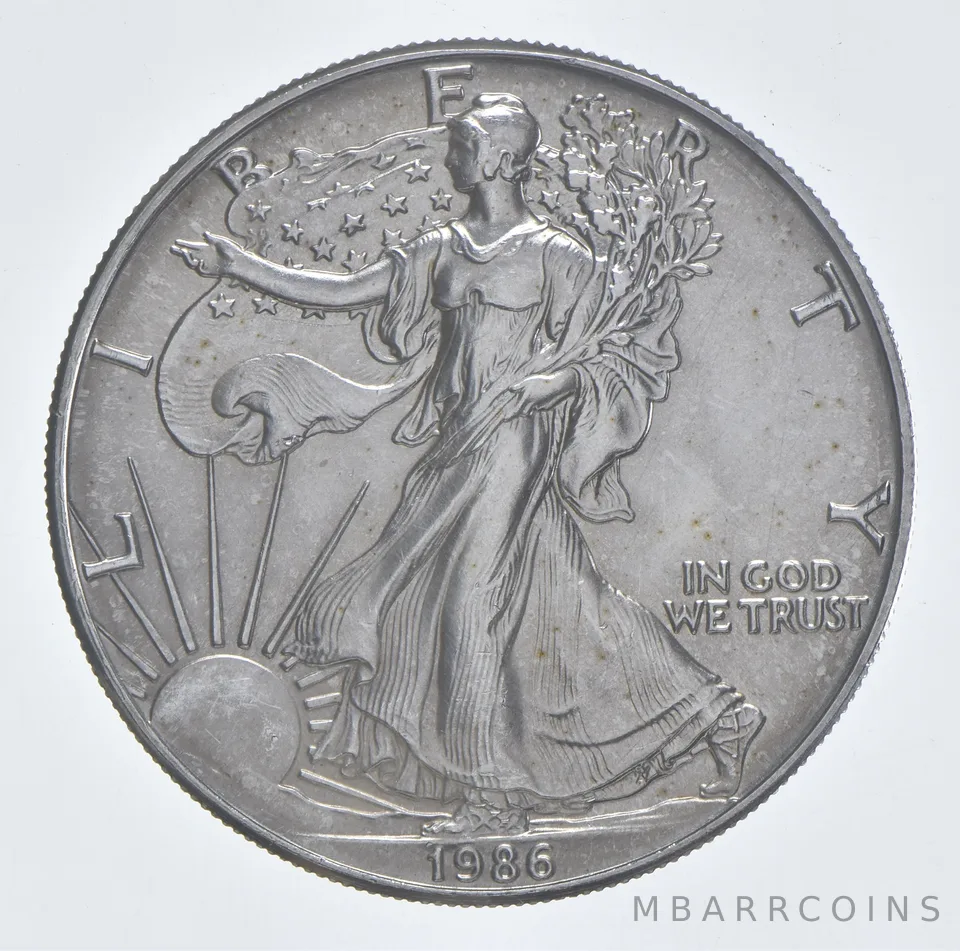 Better Date 1986 American Silver Eagle 1 Troy Oz .999 Fine Silver *993