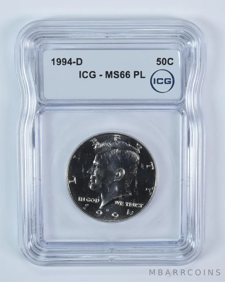 1994-D Kennedy Half Dollar MS66 PL ICG