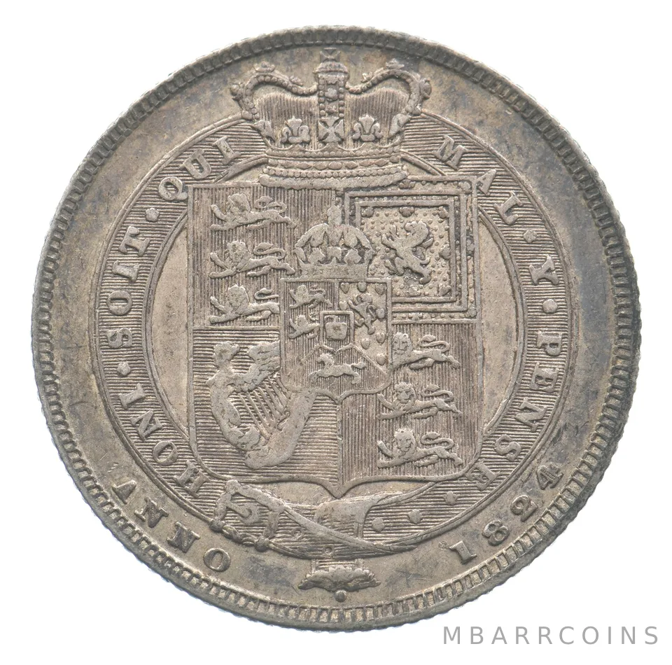 1824 Great Britain Shilling George IV *6477