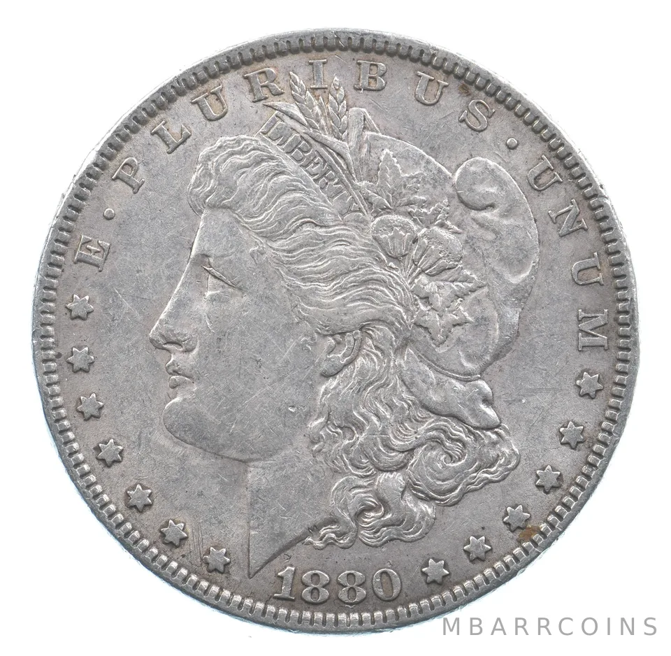 Better 1880 Morgan Silver Dollar - 90% US Coin - Nice Coin *454