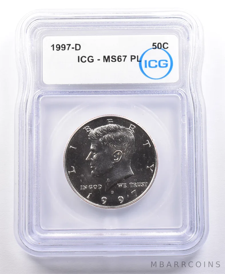 1997-D Kennedy Half Dollar MS67 PL ICG *4666