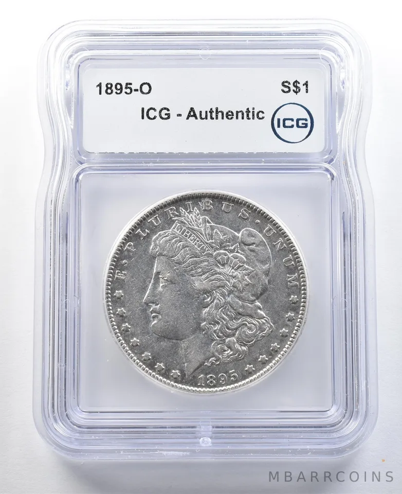 1895-O Morgan Silver Dollar Authentic ICG *3307