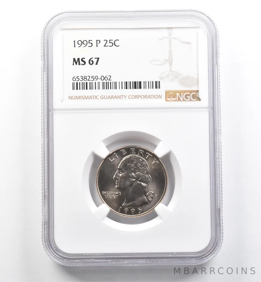 1995-P Washington Quarter MS67 NGC *0166