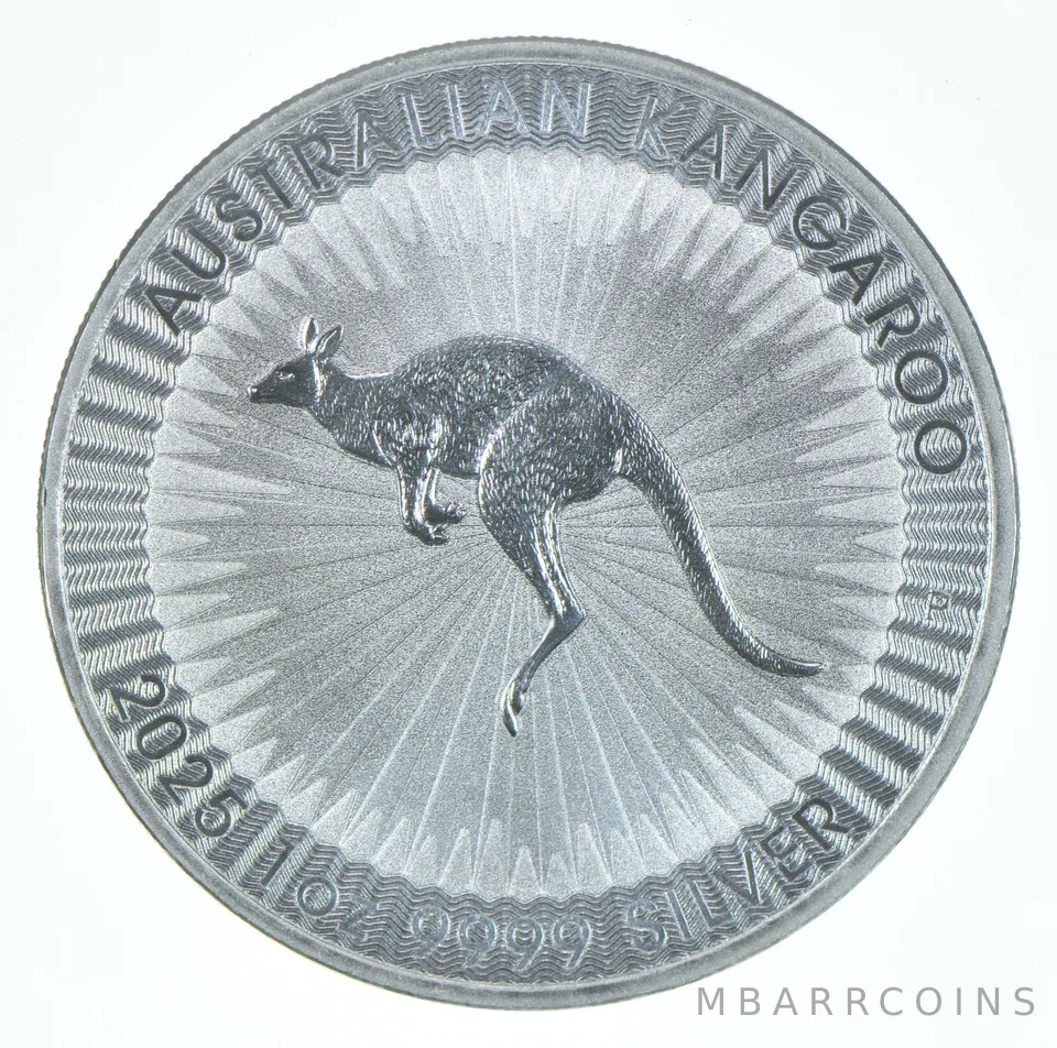 2025 Australia 1 Dollar Silver Kangaroo 1 Oz Silver