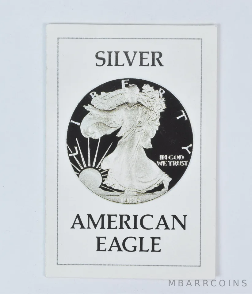 COA 1986-S American Silver Eagle Proof