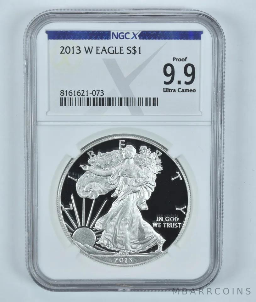 2013-W American Silver Eagle Proof 9.9 UCAM NGC X NGCX