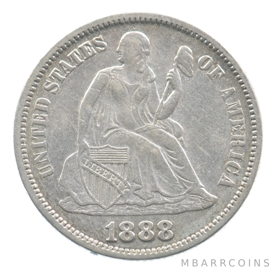 1888 Seated Liberty Dime *4520