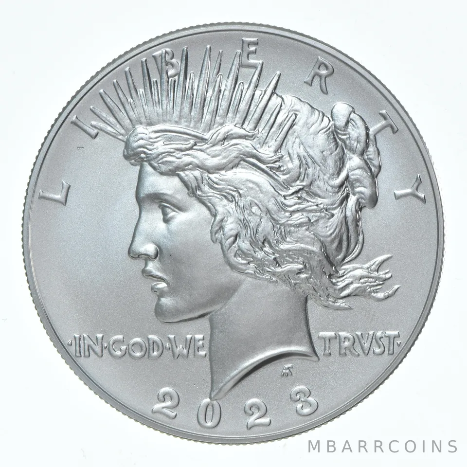 2023 Peace Silver Dollar Unc .999 Silver
