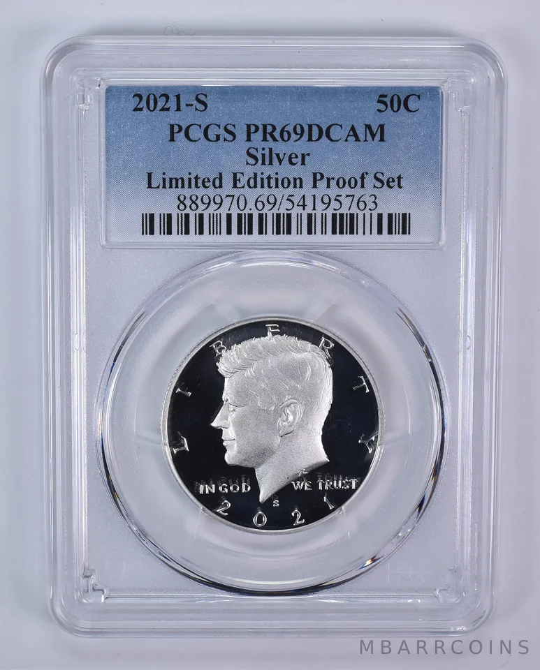 2021-S Kennedy Half Dollar Silver Limited Edition Set PR69 DCAM PCGS