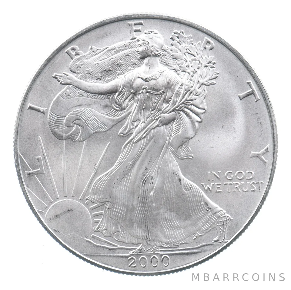 Better Date 2000 American Silver Eagle 1 Troy Oz .999 Fine Silver *706