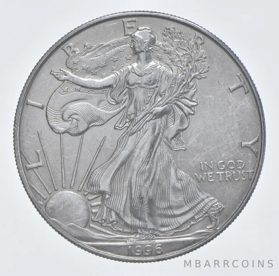 Better Date 1996 American Silver Eagle 1 Troy Oz .999 Fine Silver *431