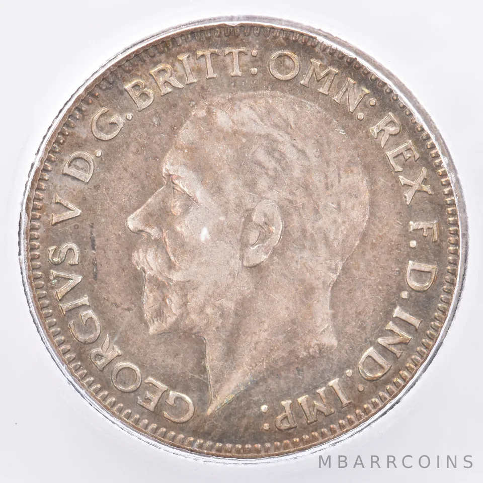 1932 Great Britain 6 Pence AU53 ICG Beautiful Tone *1932