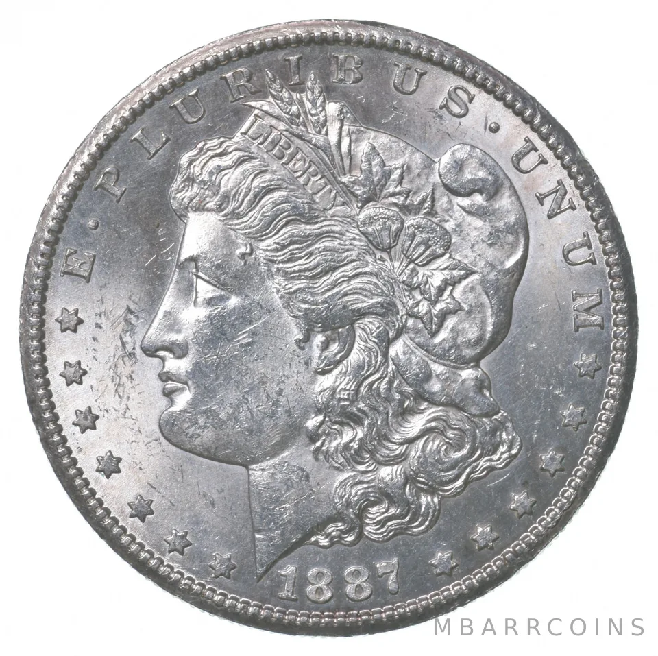 1887-S Morgan Silver Dollar *8477