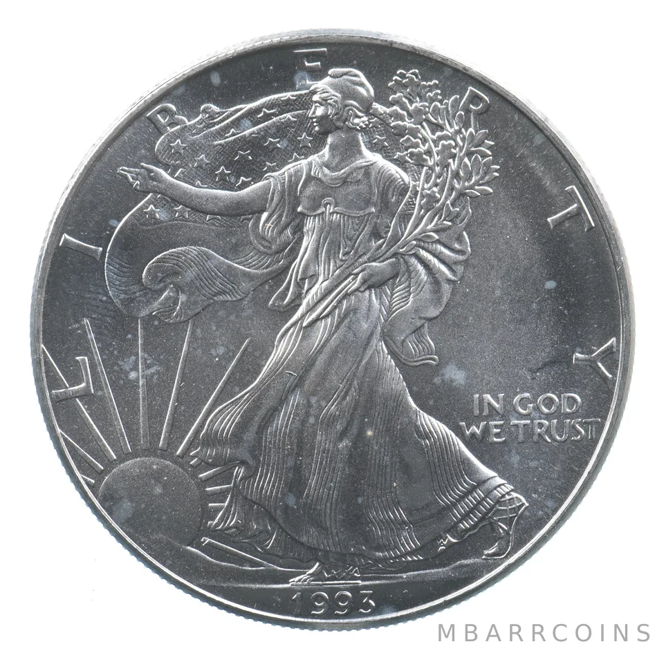 Better Date 1993 American Silver Eagle 1 Troy Oz .999 Fine Silver *692